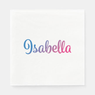Isabella Stylish Cursive Servetten