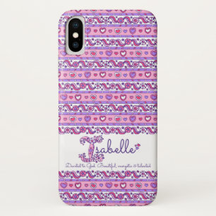 Isabelle I nom monogramme signifiant doodé coque