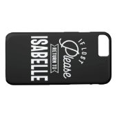 Isabelle Personalised Name Birthday Gift Case-Mate iPhone Case (Achterkant (Horizontaal))