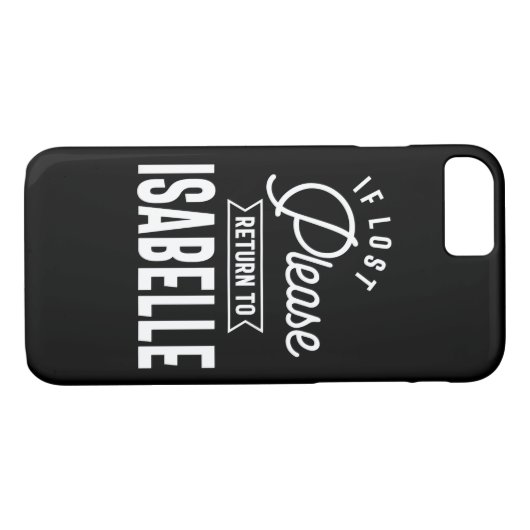 Isabelle Personalised Name Birthday Gift Case-Mate iPhone Case (Achterkant (Horizontaal))