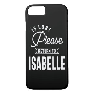 Isabelle Personalised Name Birthday Gift iPhone 8/7 Hoesje