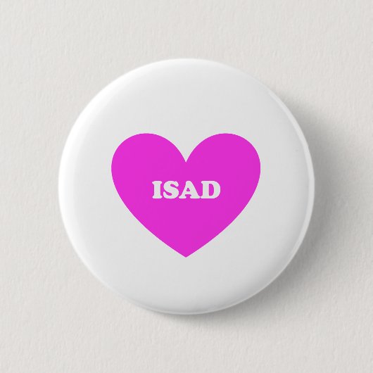 Isad Ronde Button 5,7 Cm (Voorkant)