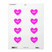 Isaf Etiket (Full Sheet)