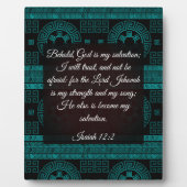 Isaiah 12:2 fotoplaat (Voorkant)