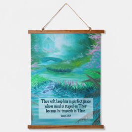 Isaiah 26:3 hangend wandkleed