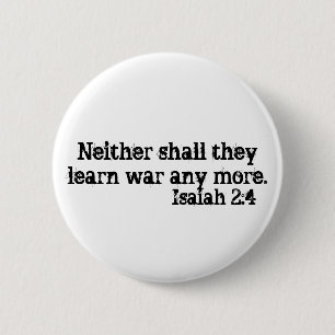 Isaiah 2:4 Button