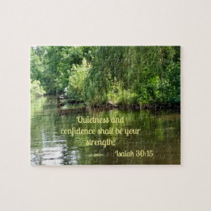 Isaiah 30:15 De rust en het vertrouwen zijn Legpuzzel