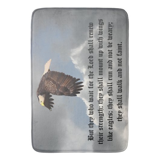 ISAIAH 40:31 BADMAT (Voorkant Verticaal)