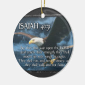 ISAIAH 40:31 BIBLE VERSE ORNAMENT - ELGF WINGS (Links)