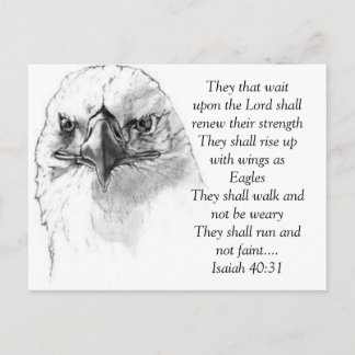 Isaiah 40:31 briefkaart