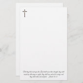 Isaiah 40:31 briefpapier (Voorkant / Achterkant)