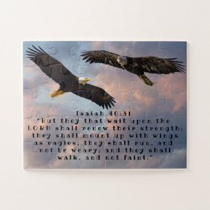 ISAIAH 40:31 JIGSAW PUZZLE LEGPUZZEL