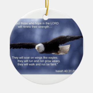 Isaiah 40:31 keramisch ornament