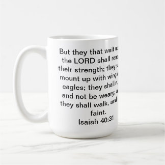Isaiah 40:31 koffie-mok koffiemok
