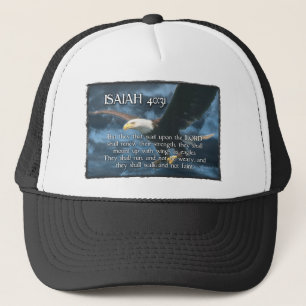 ISAIAH 40:31 Opstelling met vleugels als ELGF Trucker Pet