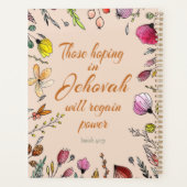 Isaiah 40:31 planner (Achterkant)