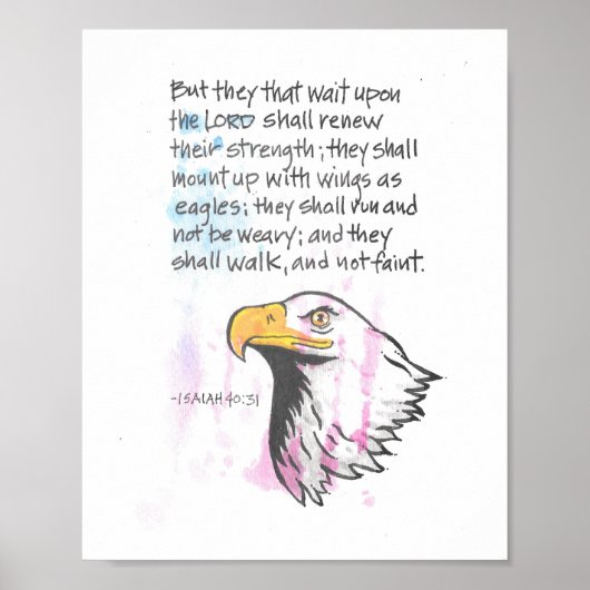 ISAIAH 40:31 POSTER (Voorkant)