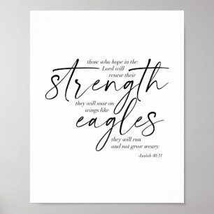 Isaiah 40:31 poster