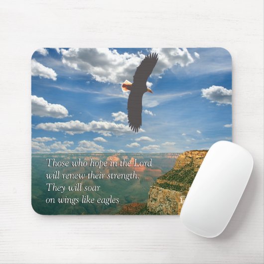 Isaiah 40:31 Scripture Mousepad Muismat (Met muis)