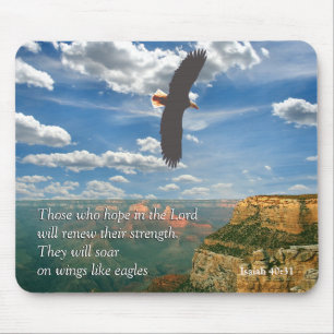 Isaiah 40:31 Scripture Mousepad Muismat