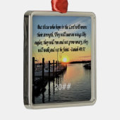 ISAIAH 40:31 SCRIPTURE VERSE METALEN ORNAMENT (Rechts)