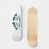 Isaiah 40:31 skateboard (Voorkant)