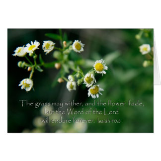 Isaiah 40:8 Het gras kan drager en vervagen
