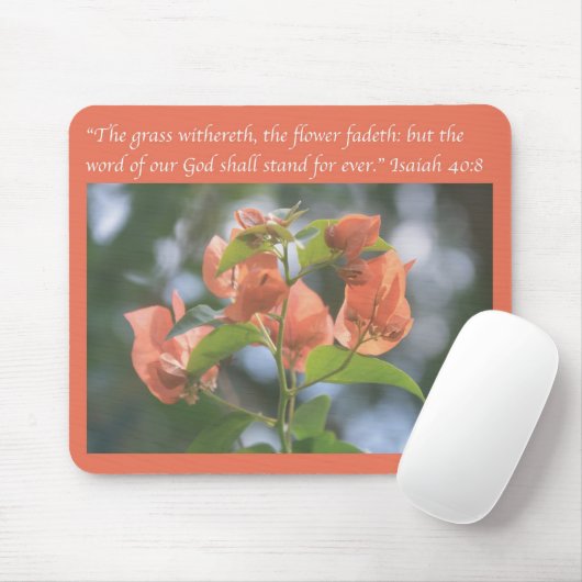 Isaiah 40:8 Scripture Mousepad Muismat (Met muis)