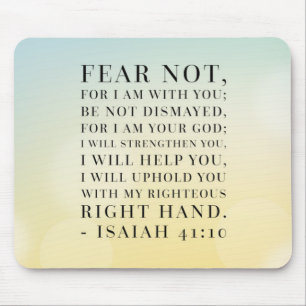 Isaiah 41:10 Bijbelcitaat Muismat