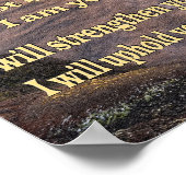 isaiah 41 10 Christelijk poster (Hoek)