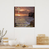 isaiah 41 10 Christelijk poster (Keuken)