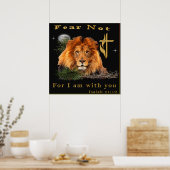 Isaiah 41:10 Christelijke posters (Keuken)