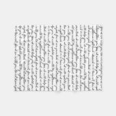 Isaiah 41:10 fleece deken (Voorkant (Horizontaal))