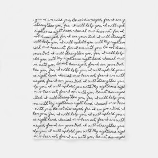 Isaiah 41:10 fleece deken