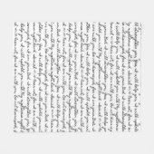 Isaiah 41:10 fleece deken (Voorkant (Horizontaal))