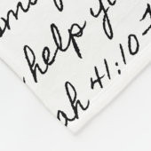 Isaiah 41:10 fleece deken (Hoek)