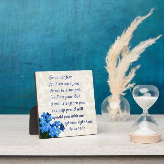 Isaiah 41:10 fotoplaat (Insitu)