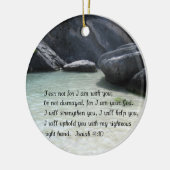 Isaiah 41:10 keramisch ornament (Links)