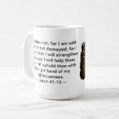 Isaiah 41:10 koffiemok (Voorkant links)