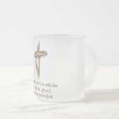 Isaiah 41:10 matglas koffiemok (Voorkant rechts)