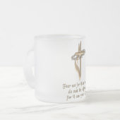 Isaiah 41:10 matglas koffiemok (Voorkant links)