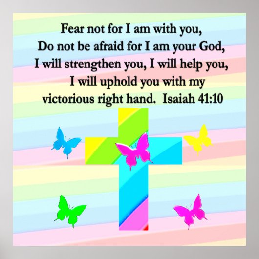  ISAIAH 41:10 ONTWERP POSTER (Voorkant)