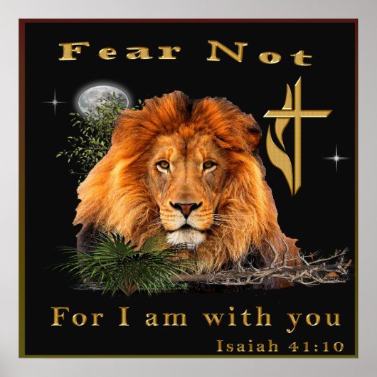 Isaiah 41:10 poster (Voorkant)