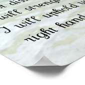 Isaiah 41:10 poster (Hoek)