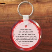 Isaiah 41:10 Sleutelhanger | Schrift (Voorkant)