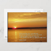 Isaiah 41:10 Sunset Briefkaart (Voorkant / Achterkant)