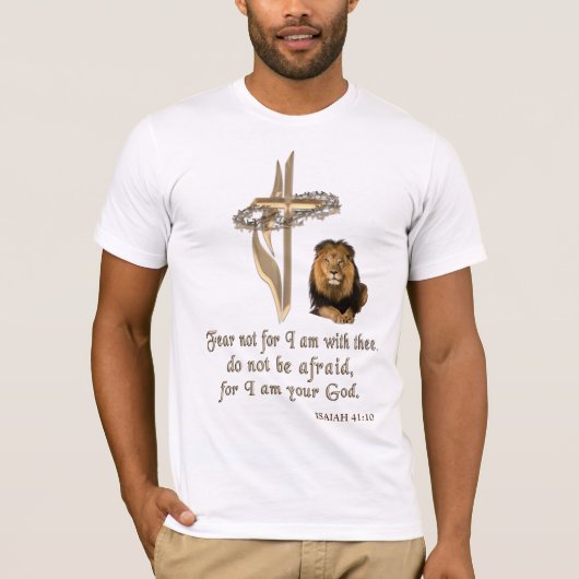 ISAIAH 41:10 T-SHIRT (Voorkant)