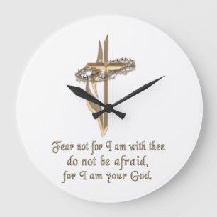 Isaiah 41:10 t-shirts grote klok