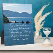 Isaiah 41:10 Vrees niet voor mij... Fotoplaat (Zijkant)