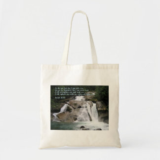 Isaiah 41:10 Waterval Tote Bag